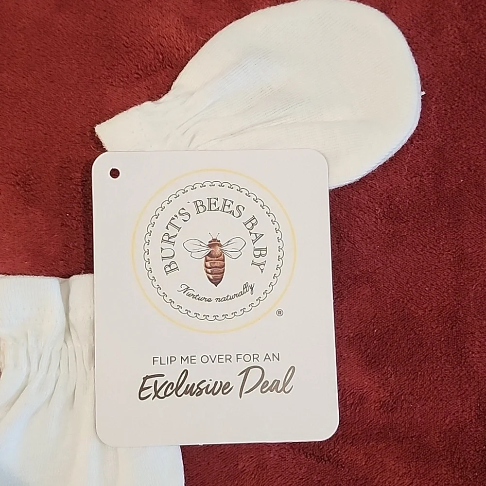 Burt's Bees baby mittens
